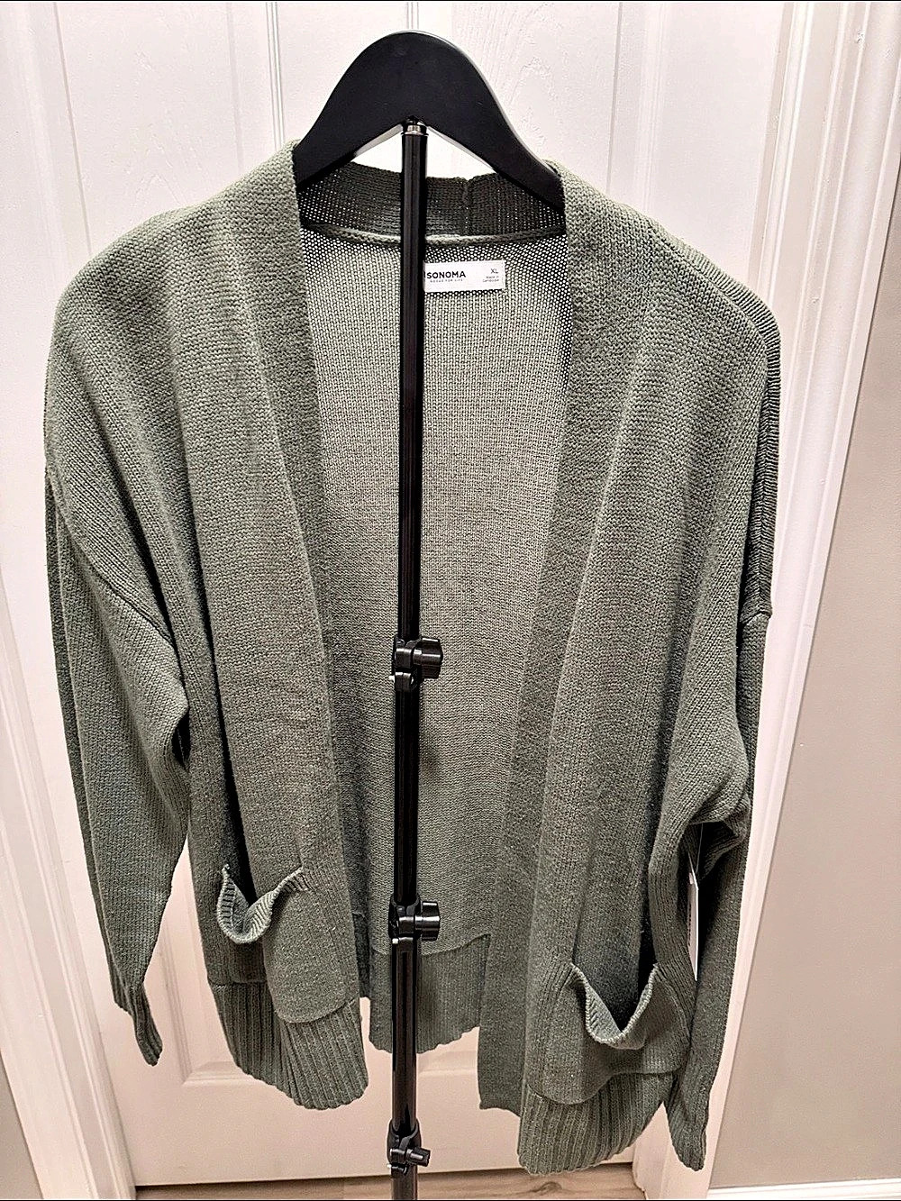 Sonoma Goods For Life Women's Open Front Cardigan Size XL.